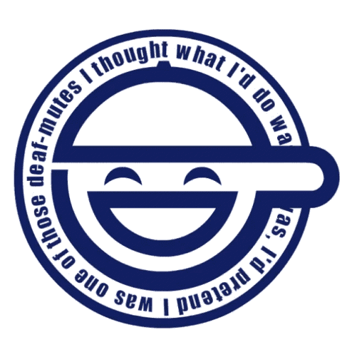 Animated Laughing Man Logo