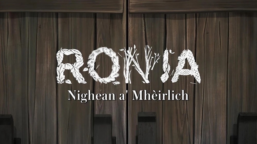Ronia Gaelic title card